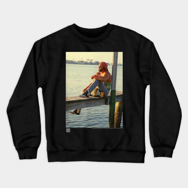 Macho Man Sunset Crewneck Sweatshirt by Holman